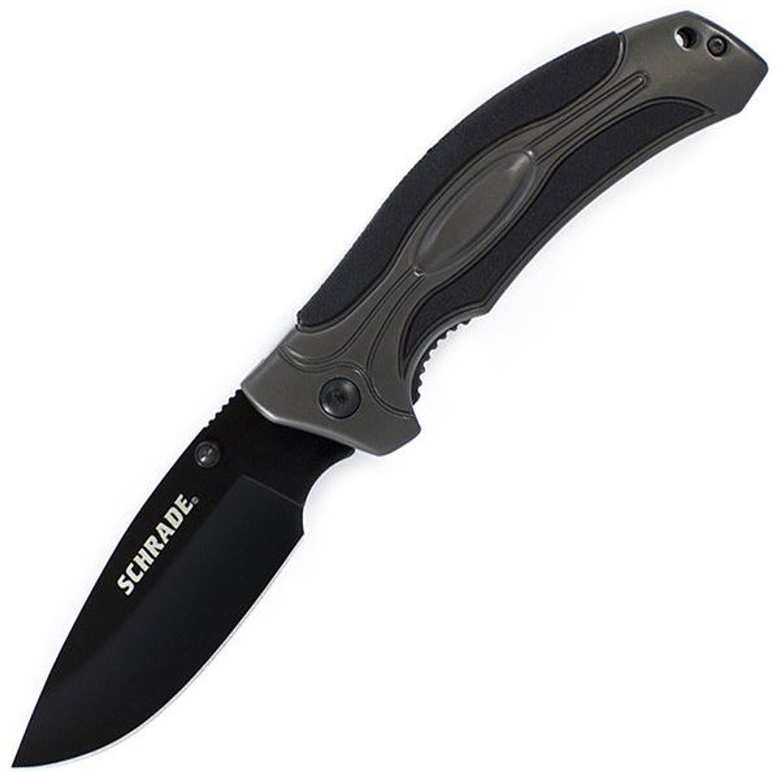 Schrade 205 Folder Black Plain Edge