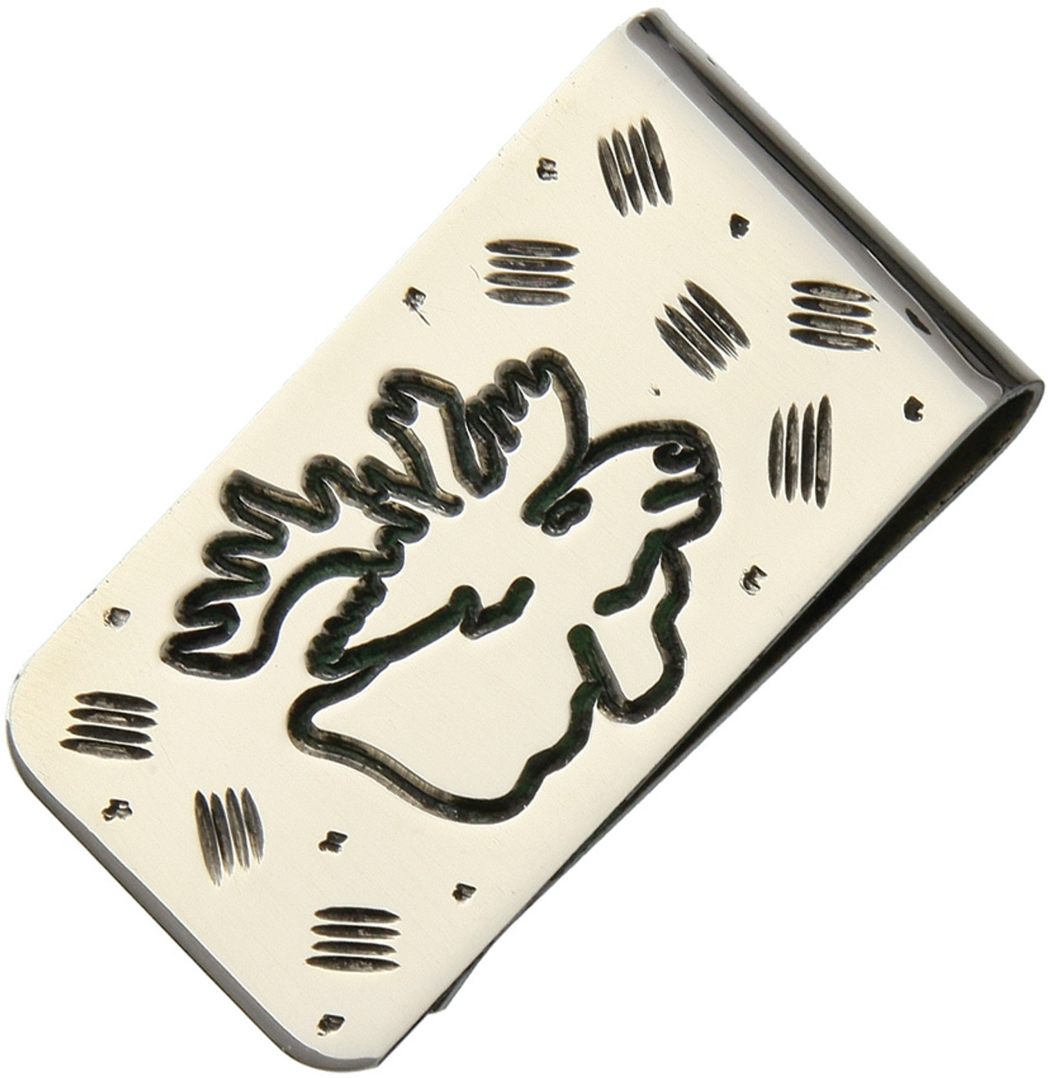 Custom Money Clip Moose