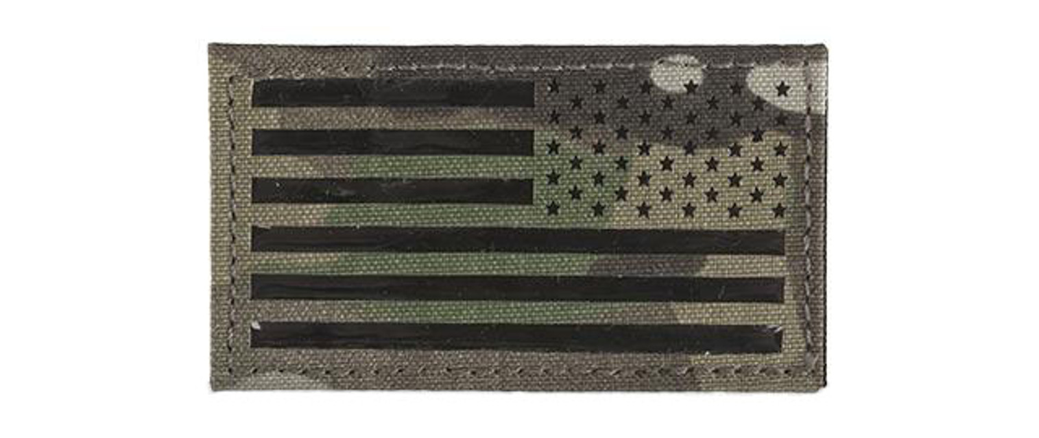 Avengers IR Reflective American Flag Patch - Right (Color: Camo)