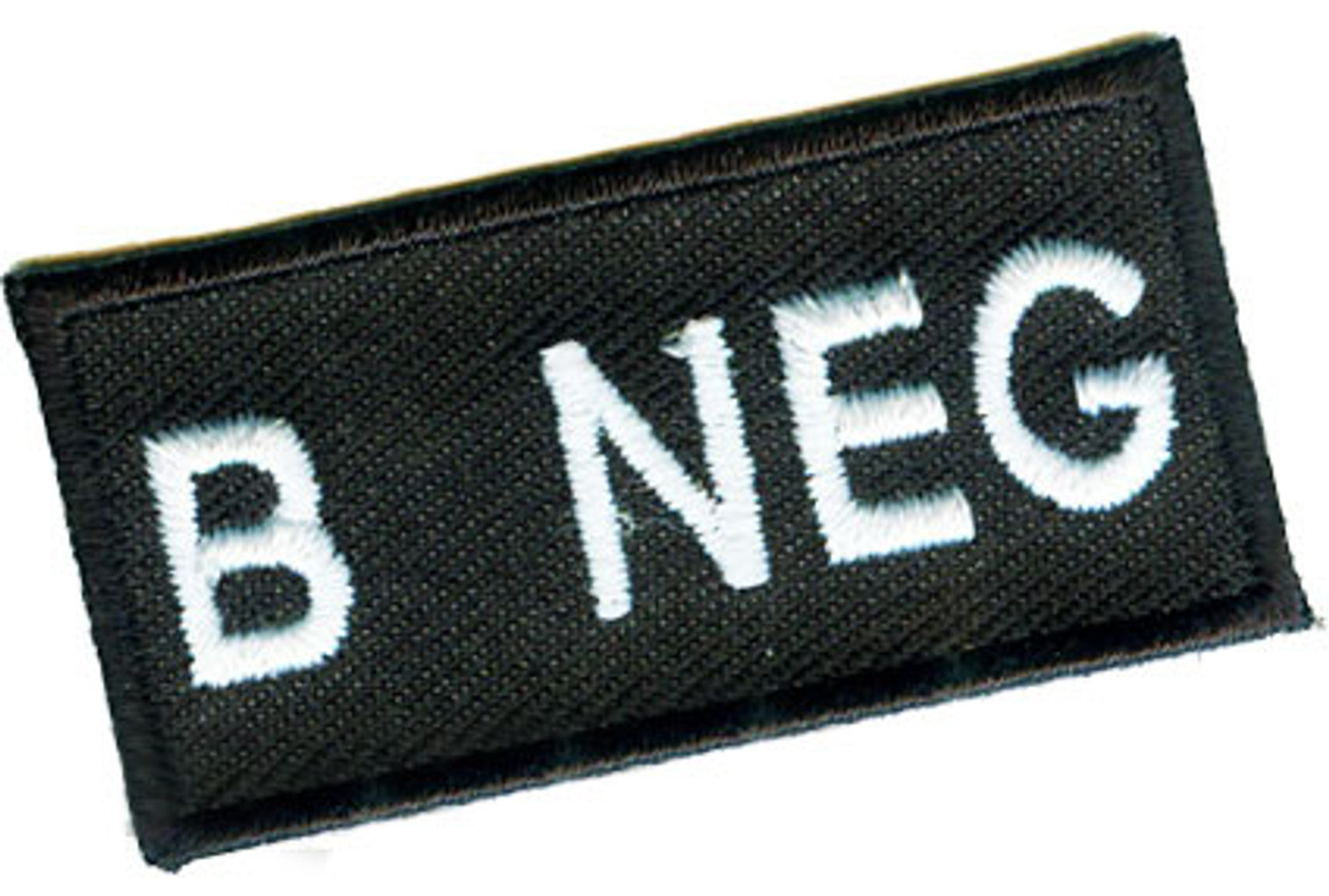 Matrix Military Spec. 50mm Blood Type Patch w/ Hook Backing- B NEG