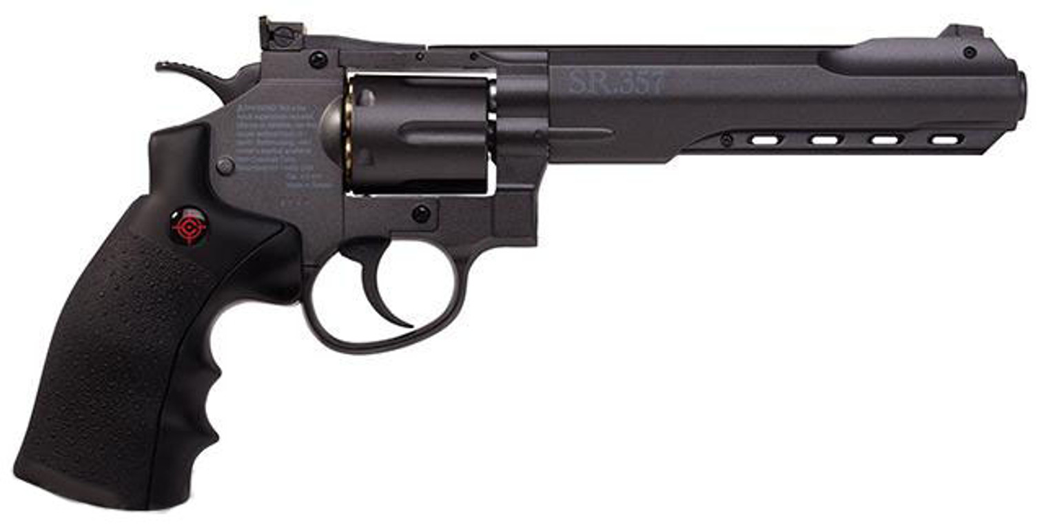 Crosman SR 357 CO2 Powered Revolver .177 - Black
