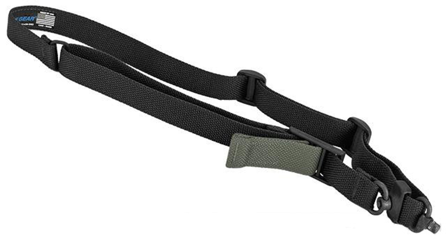 Blue Force Gear 2-to-1 Point Push Button Vickers Acetal Combat Applications Sling™ - Black