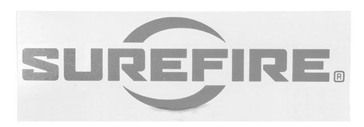 SureFire Logo Vinyl Decal - Silver