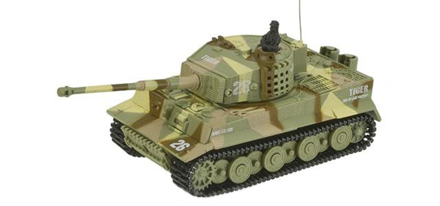 Armor Corps 1:72 Scale RC Battle Tank - Tiger (Color: Desert)