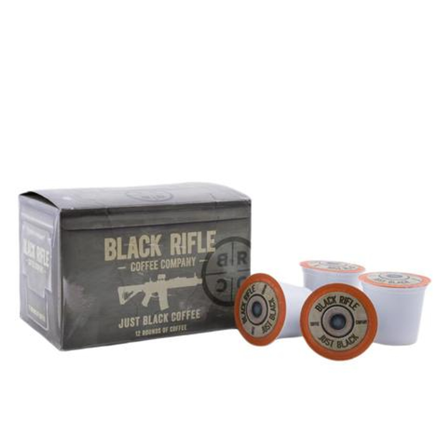 Black Rifle Coffee Company Just Black Coffee Rounds - 12 Pack