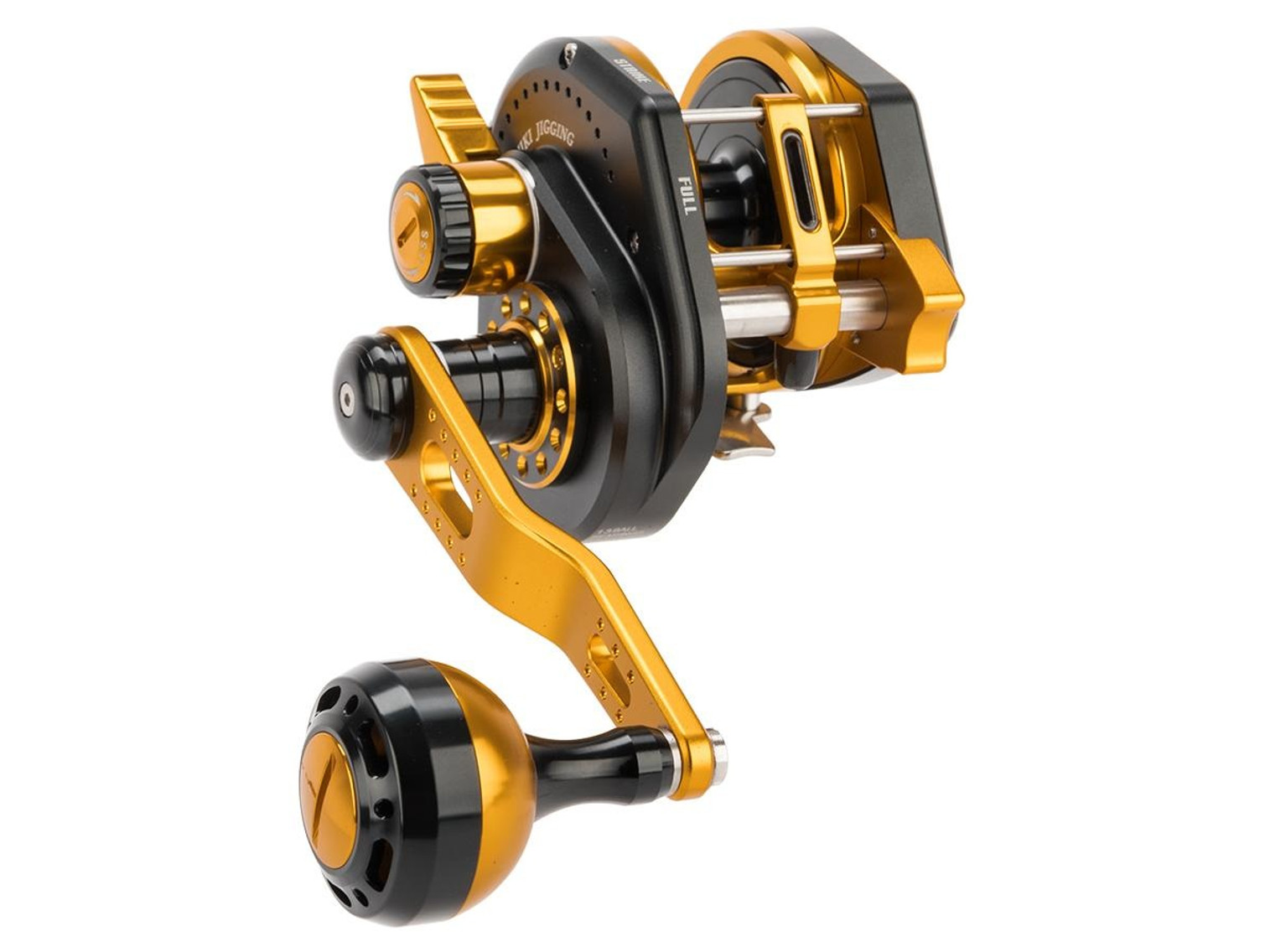Jigging Master Wiki Violent Slow Lever Wind Fishing Reel w/ Automatic Line Guide - 2000XH Left Black