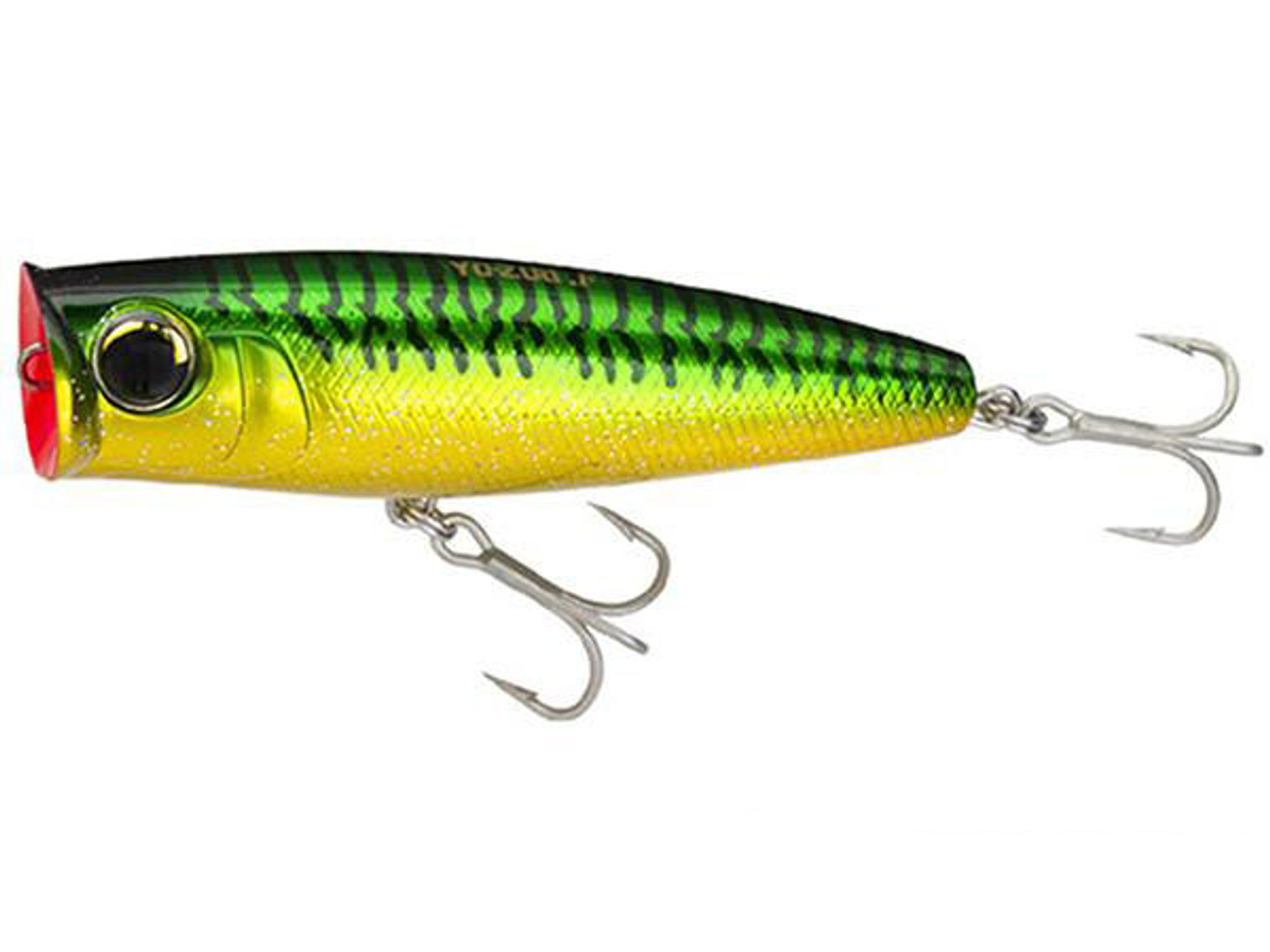 Yo-Zuri Hydro Popper Topwater Lure (Color: Green Mackerel / Size 4 3/4" 1 1/2 oz)