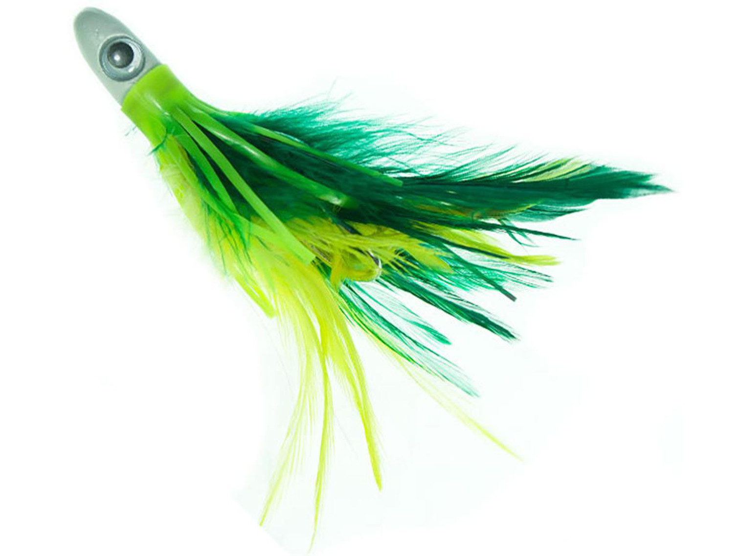 Boone Dave Workman Jr. Feather Jig (Color: Green/Yellow 6" 2 oz)