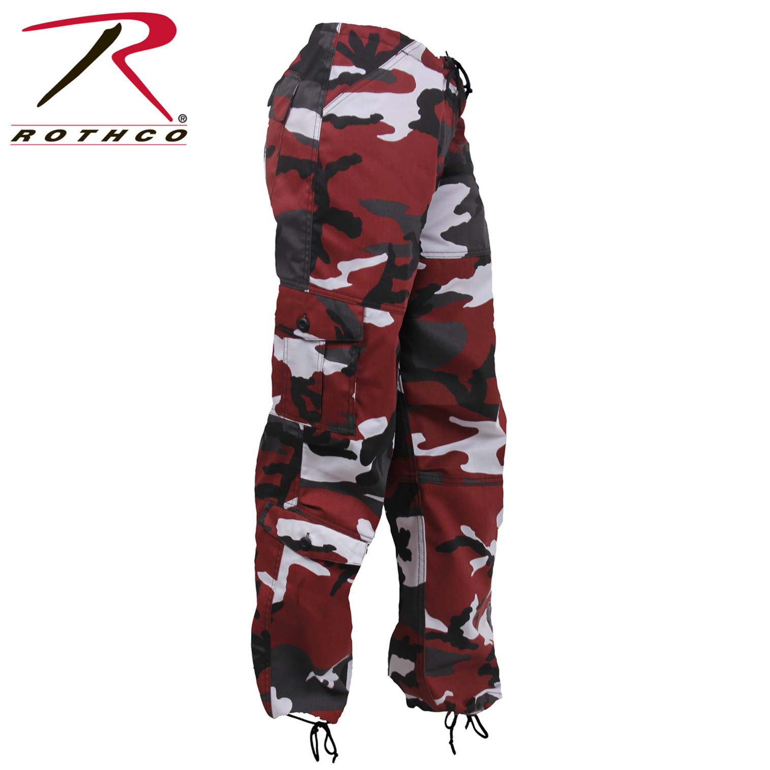 Rothco Women's Paratrooper Coloured Camo Fatigues - Red Camo