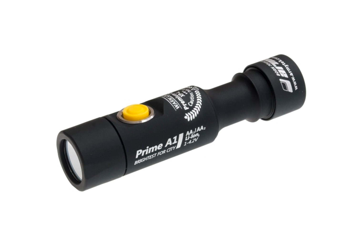 Armytek Prime A1 v3 / Silver / XP-L / 600lm / TIR 20°:80° / 1xAA