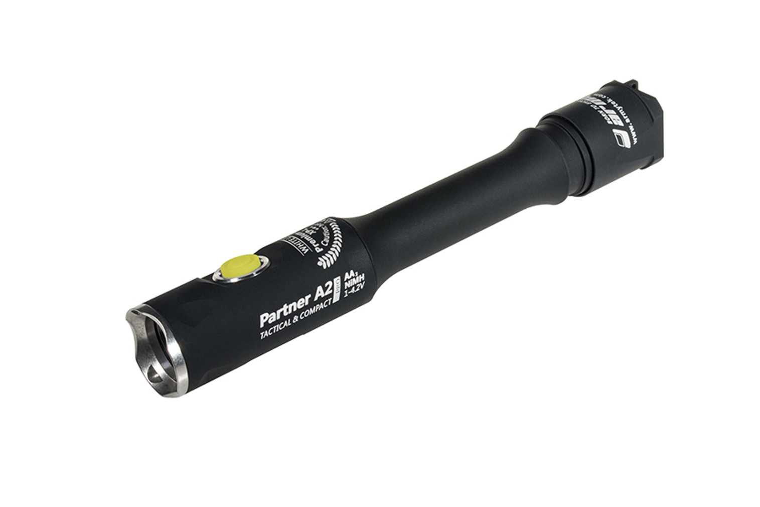 Armytek Partner A2 Pro v3 / Silver / XP-L / 850lm / TIR 20°:80° / 2xAA