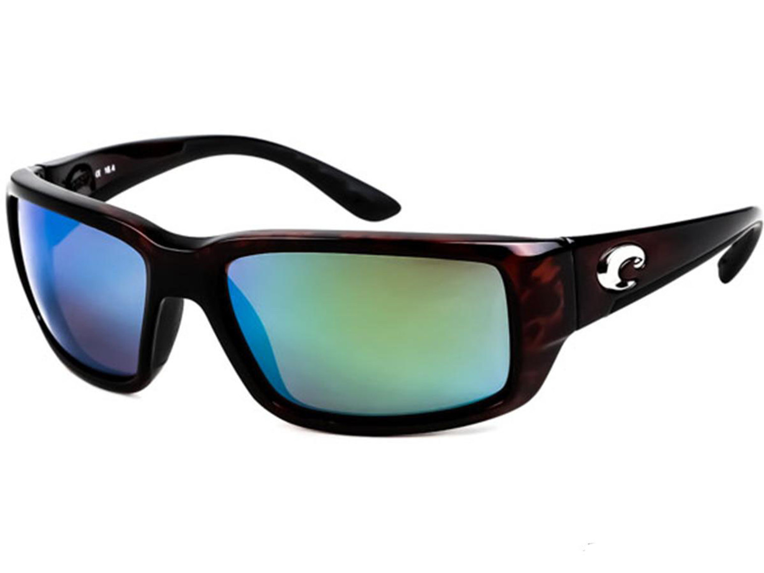 Costa Del Mar - Fantail Polarized Sunglasses - Tortoise / 580g Green Mirror