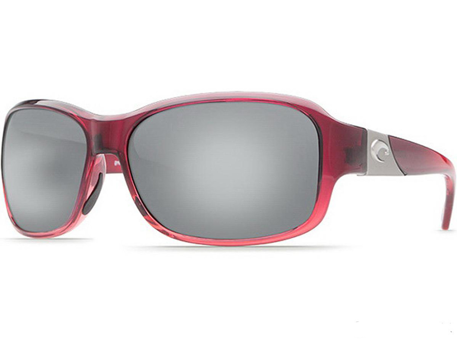 Costa Del Mar - Inlet Polarized Sunglasses (Color: Pomegranate / 580p Copper Silver Mirror)