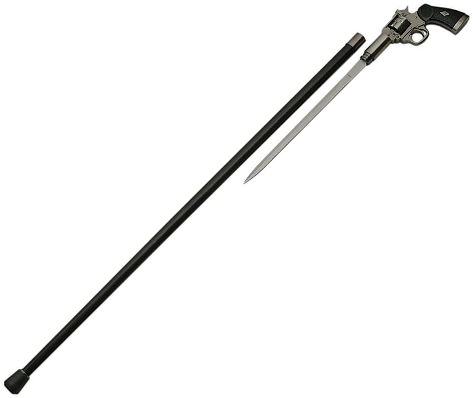 Gun Cane Metal Handle