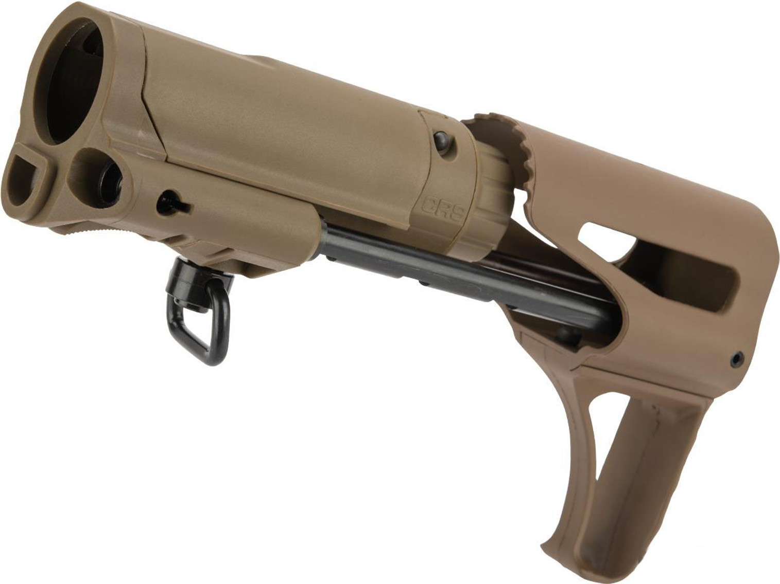 APS CRS (Collapsible Rifles Stock) PDW Style Stock for M4/M16 Airsoft AEGs (Color: Tan)