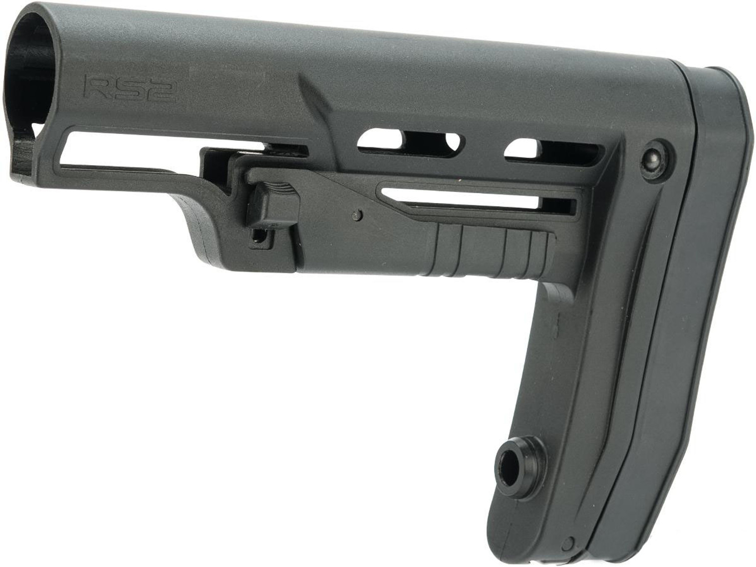 APS RS2 Low Profile Adjustable Stock for M4 Series Airsoft AEGs (Color: Black)