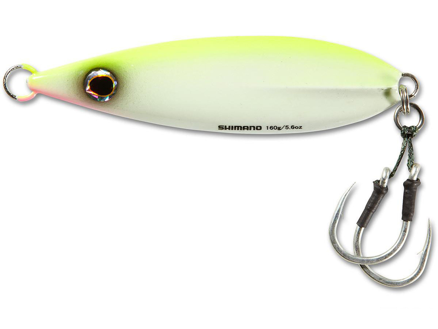 Shimano Butterfly Flat Fall Jig (Color: Chart White / 160g )