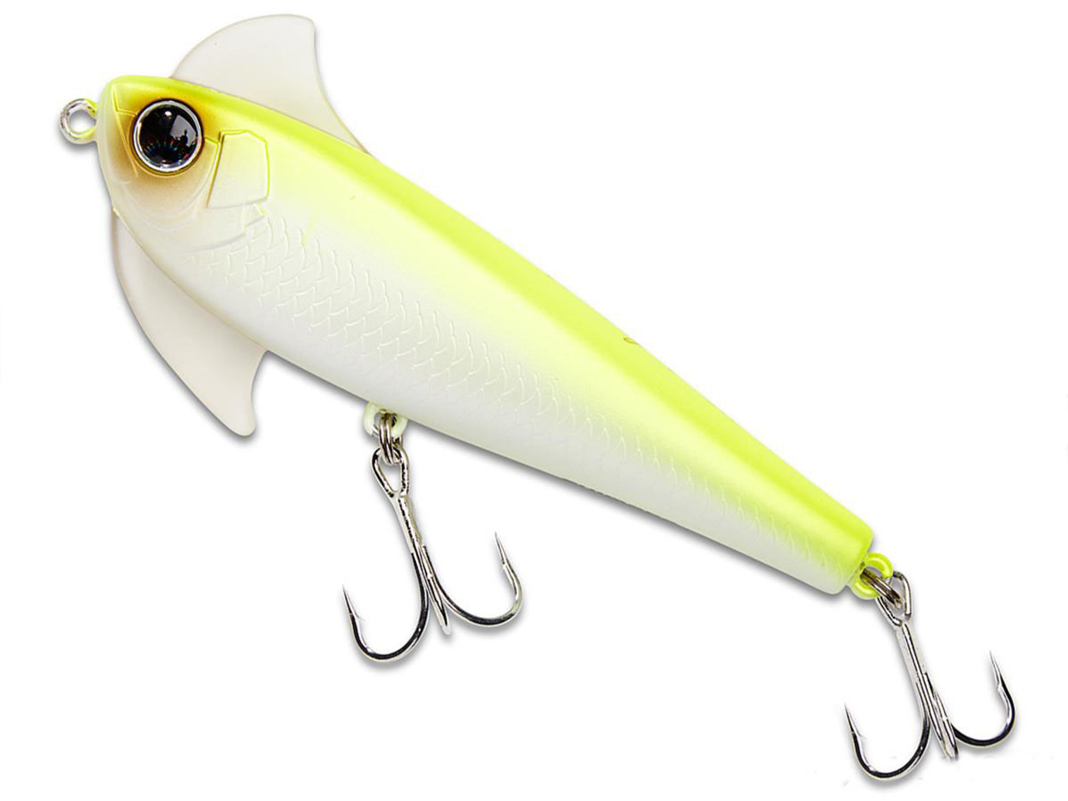 Shimano Suspending Waxwing Sub-Surface Swimming Jigs (Model: 88mm / Chartreuse)