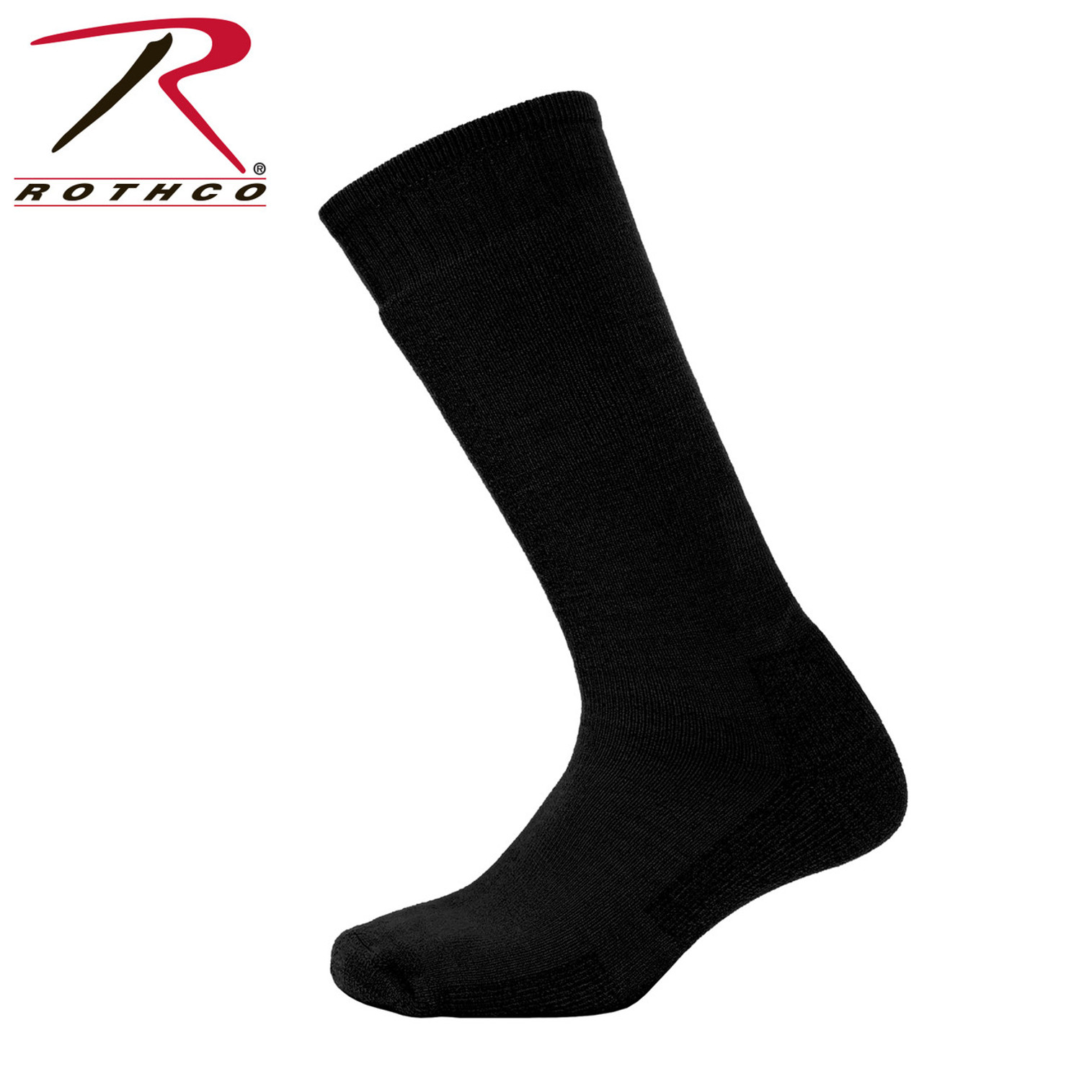 Rothco Mid-Calf Military Boot Sock - Black