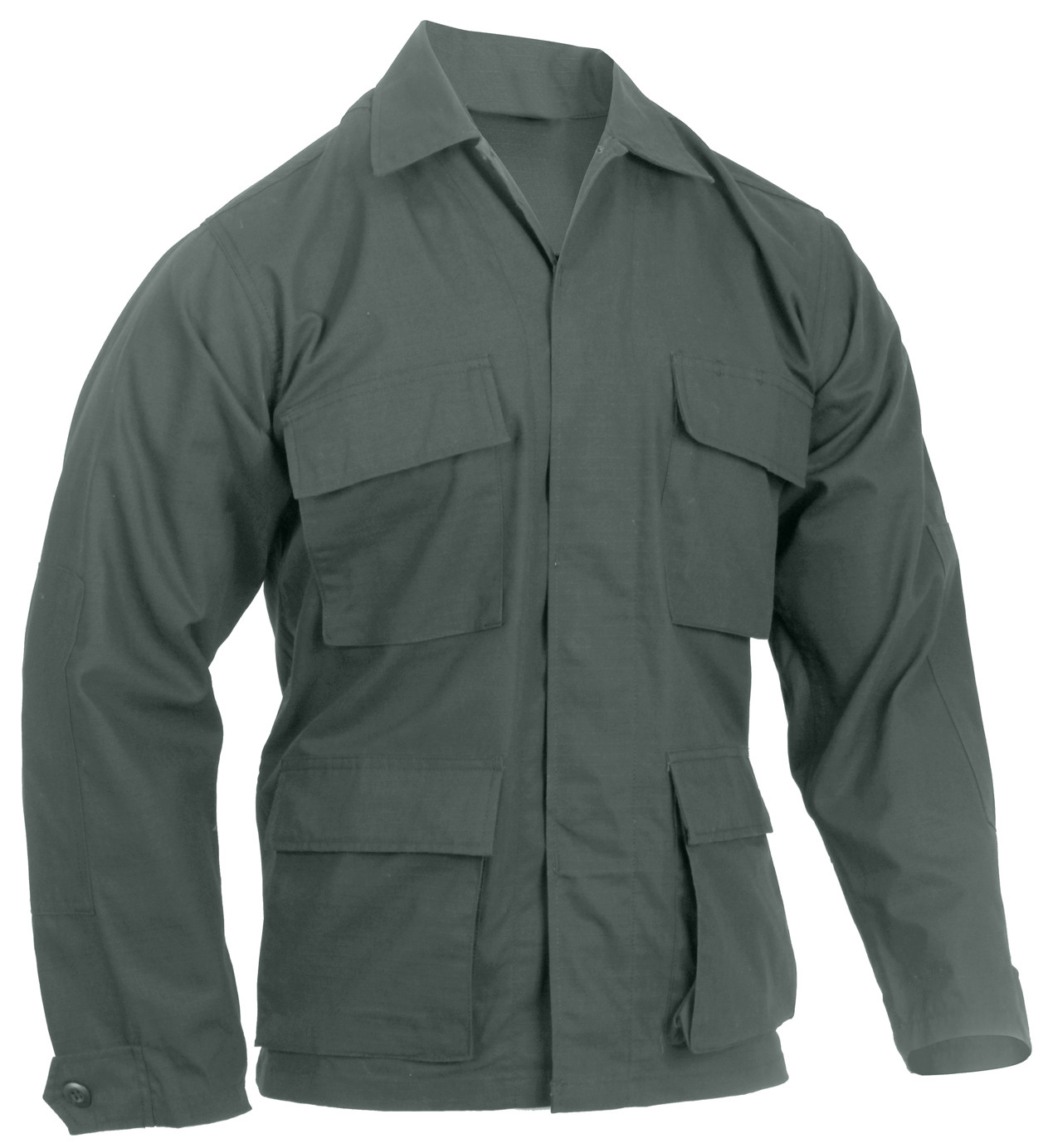 Rothco Poly/Cotton Twill Solid BDU Shirt - Olive Drab - Hero Outdoors