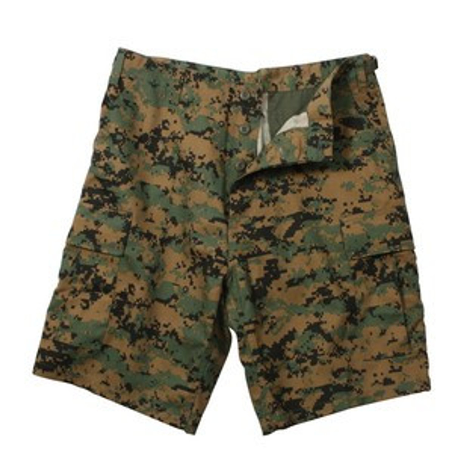 Rothco Digital Camo BDU Shorts - Woodland Digital Camo