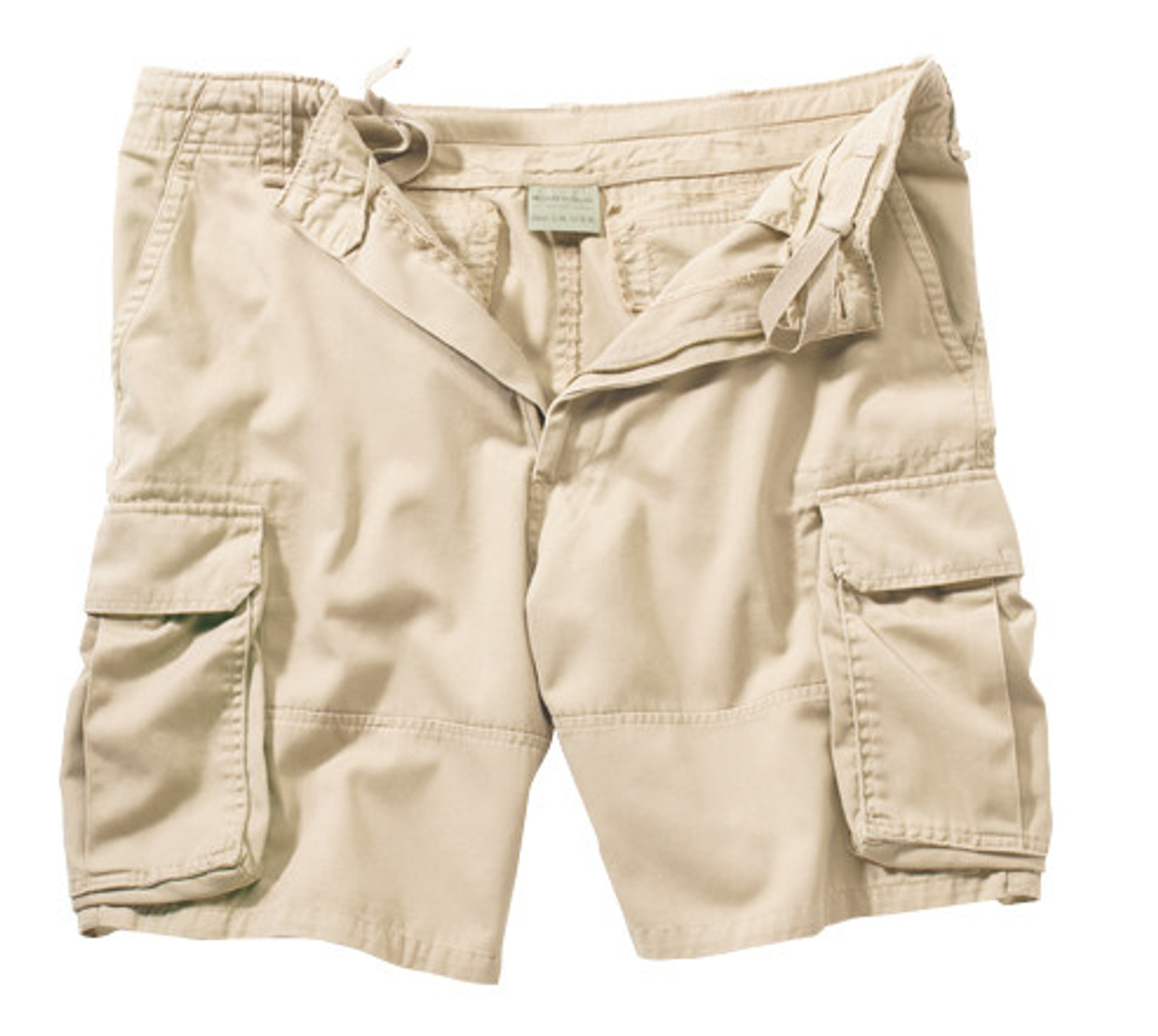 Rothco Vintage Solid Paratrooper Cargo Shorts - Khaki