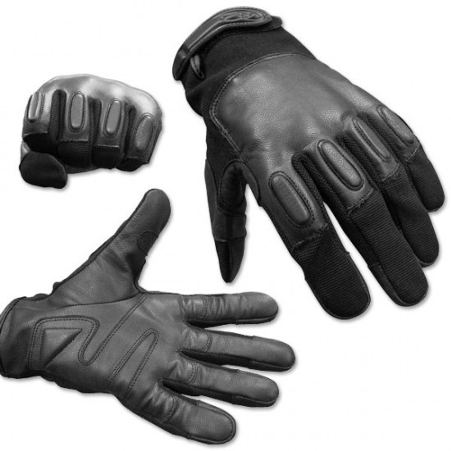 Leather SAP Gloves w/Protective Knuckles