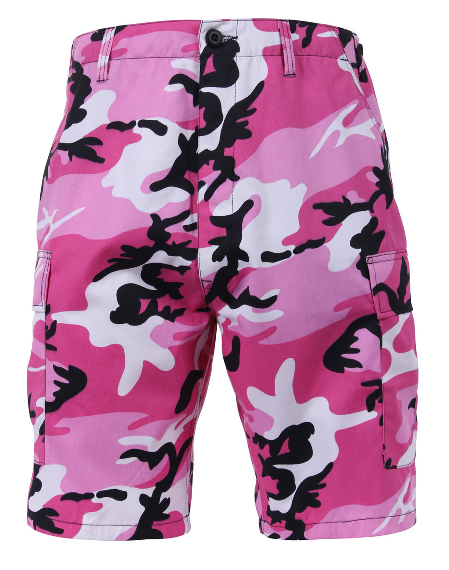 Rothco Colored Camo BDU Shorts - Pink Camo