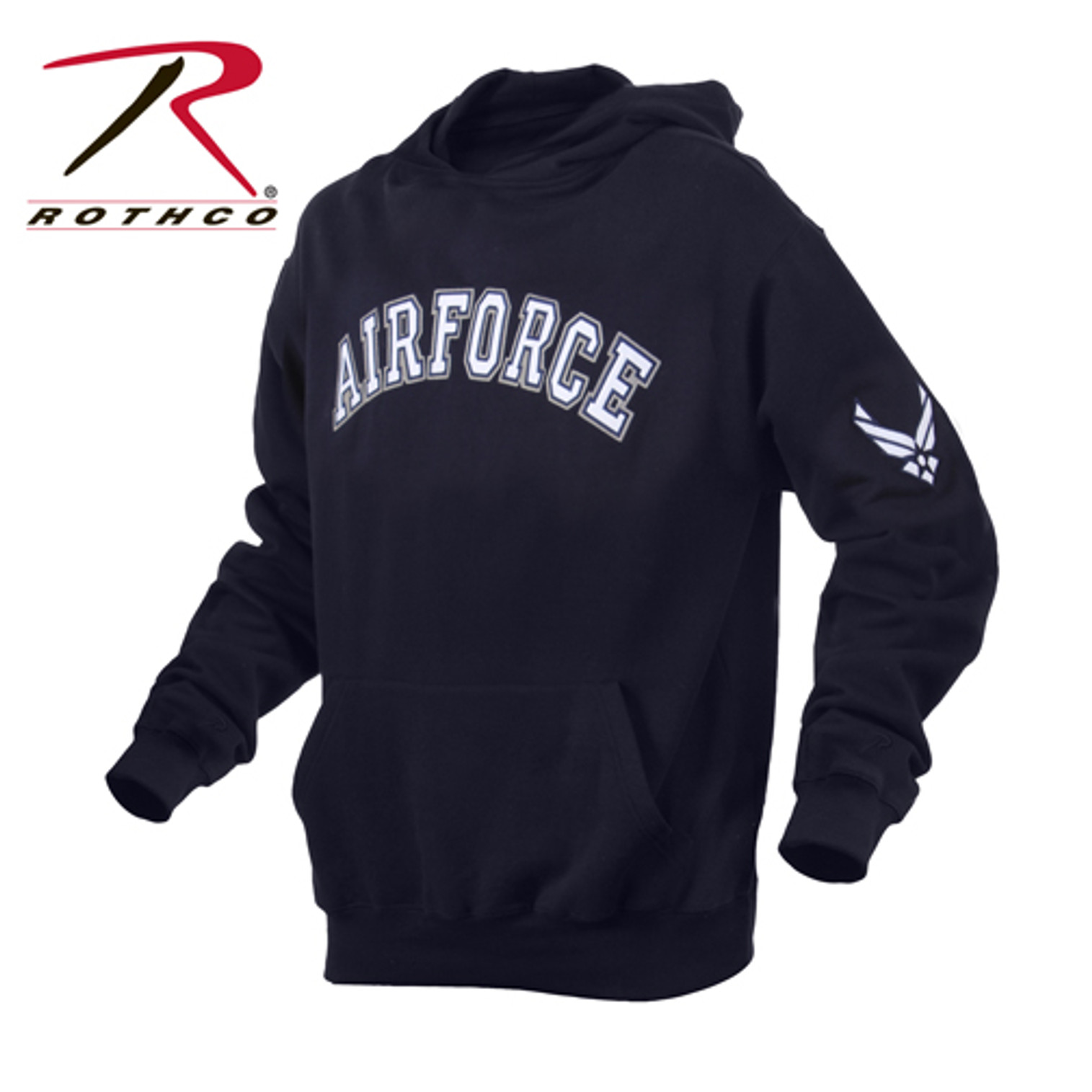 Rothco Military Embroidered Pullover Hoodie - Air Force