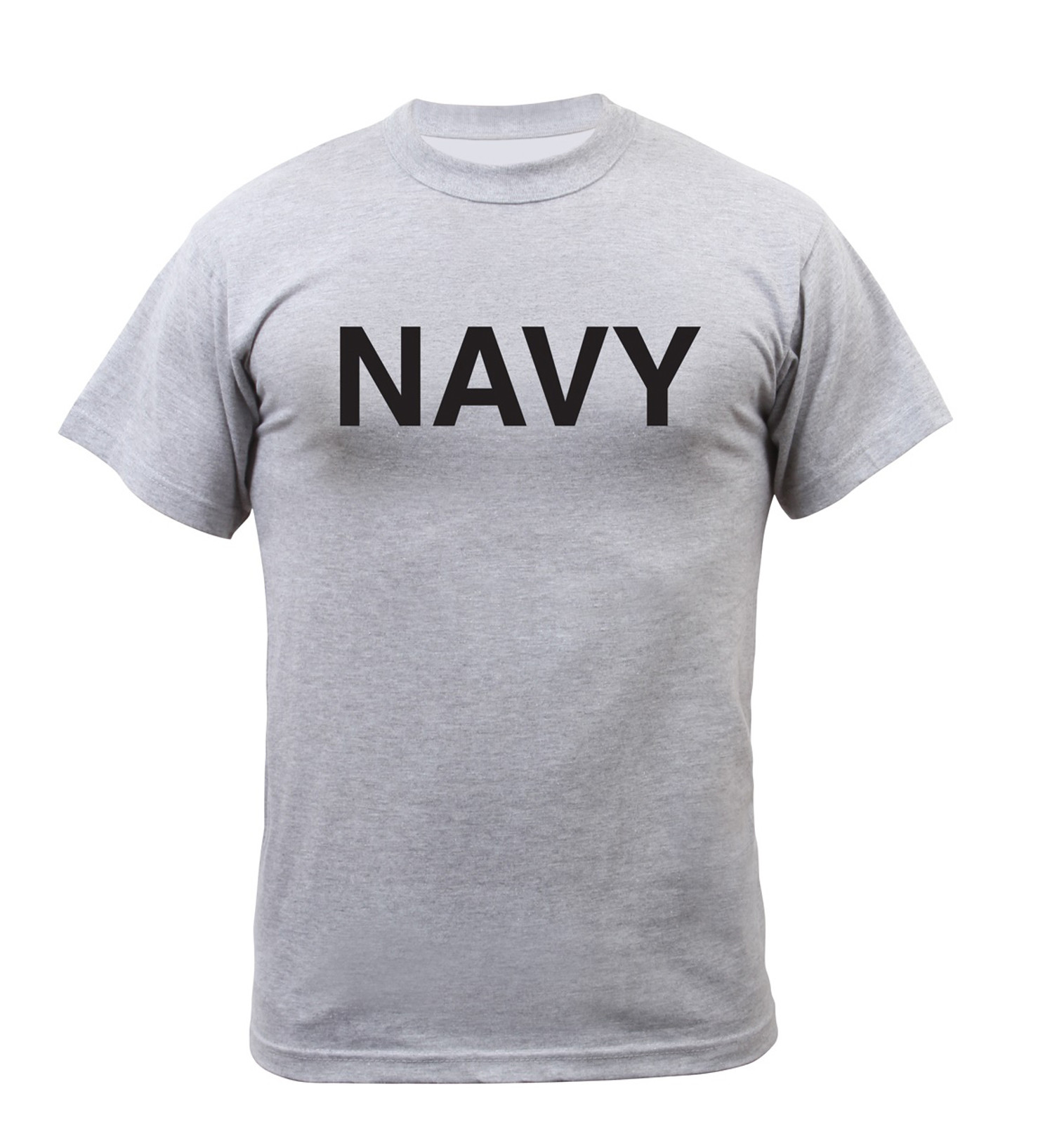 Rothco Grey Physical Training T-Shirt - Navy