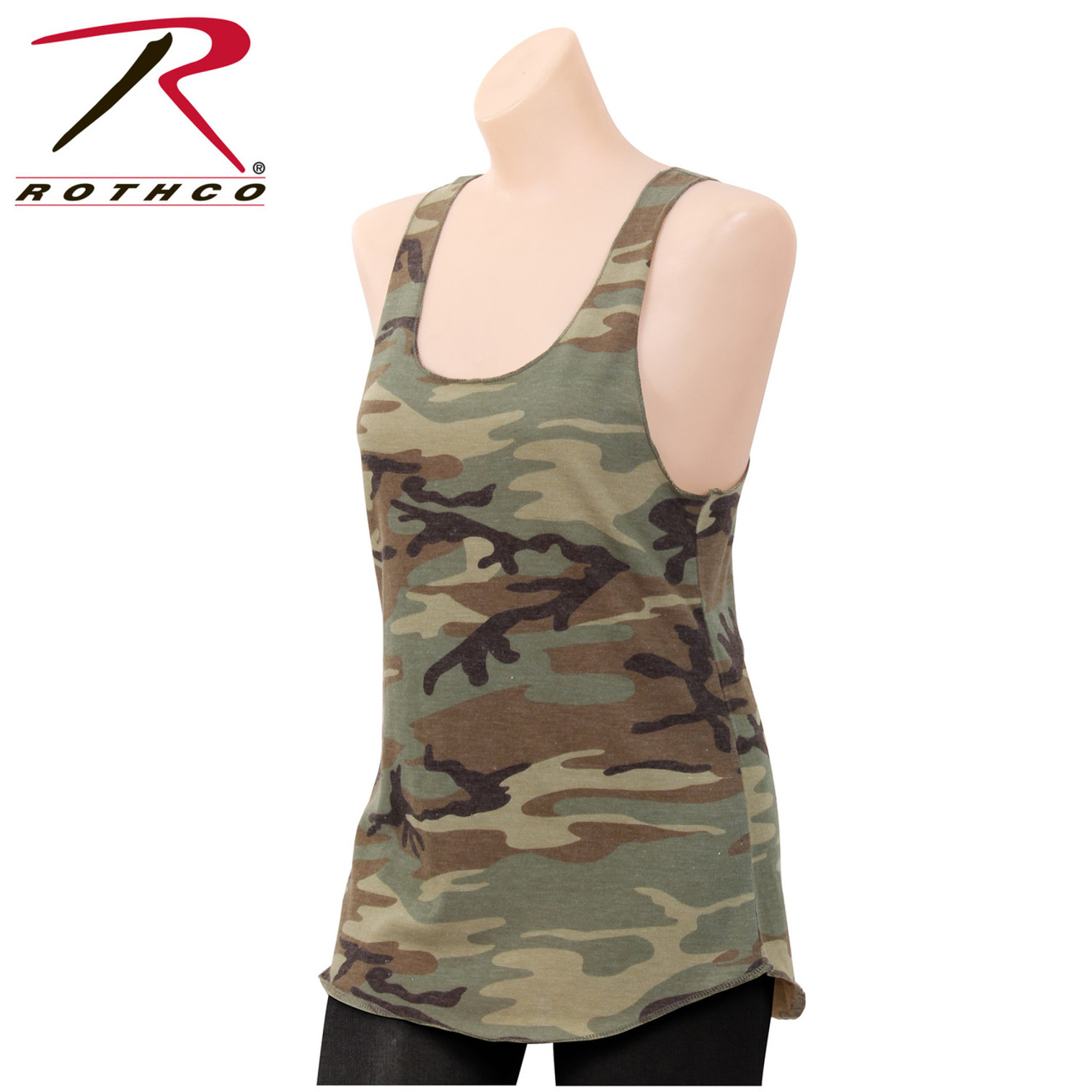 Rothco Womens Camo Workout Performance Tank Top