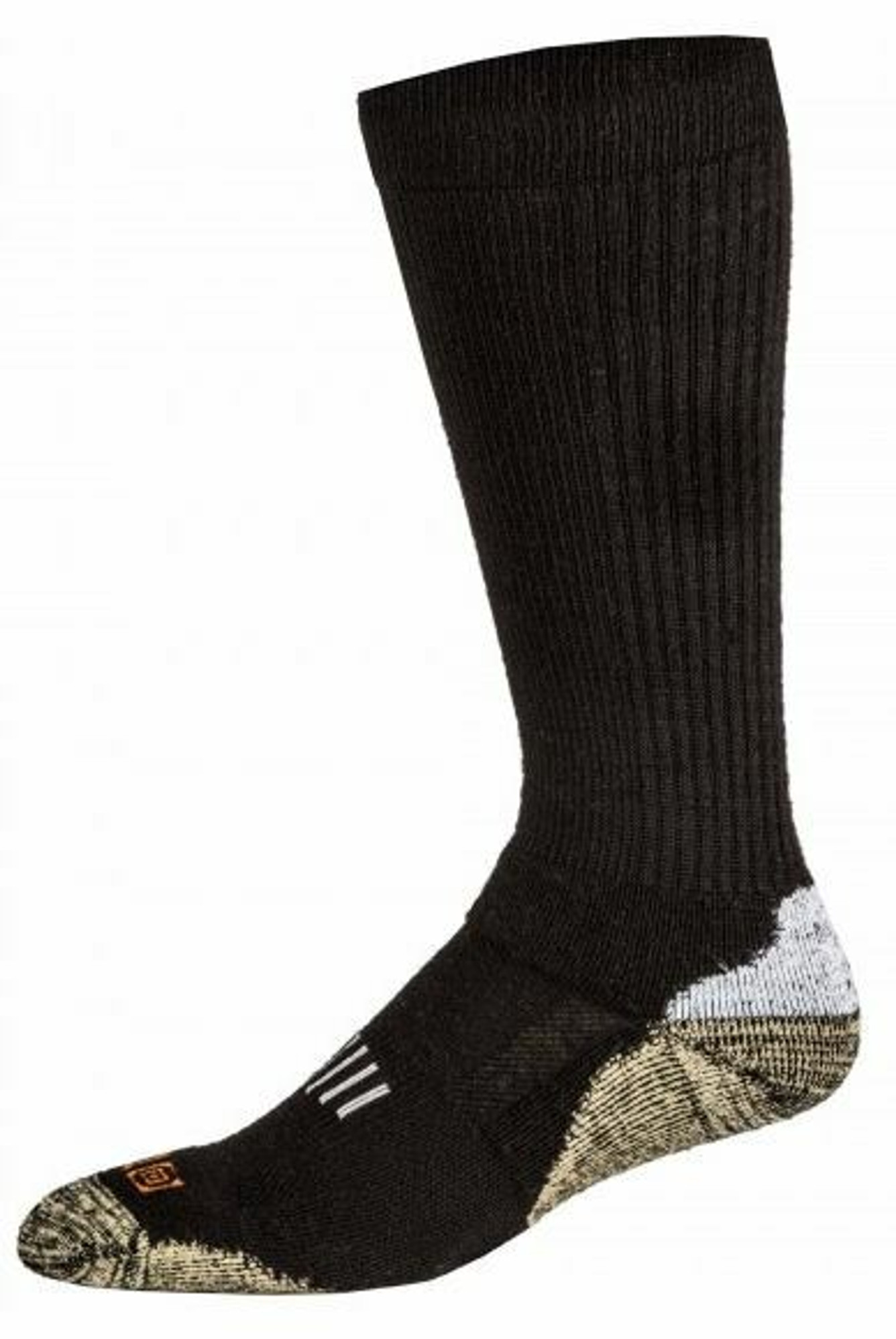 5.11 Marino Wool OTC Boot Sock, Year Round - Black