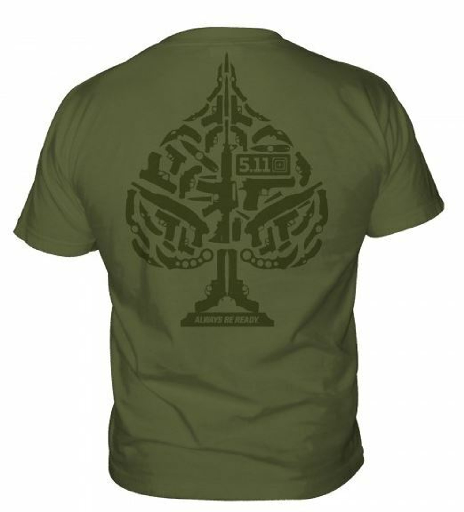 5.11 Ace of Blades T-Shirt - OD Green