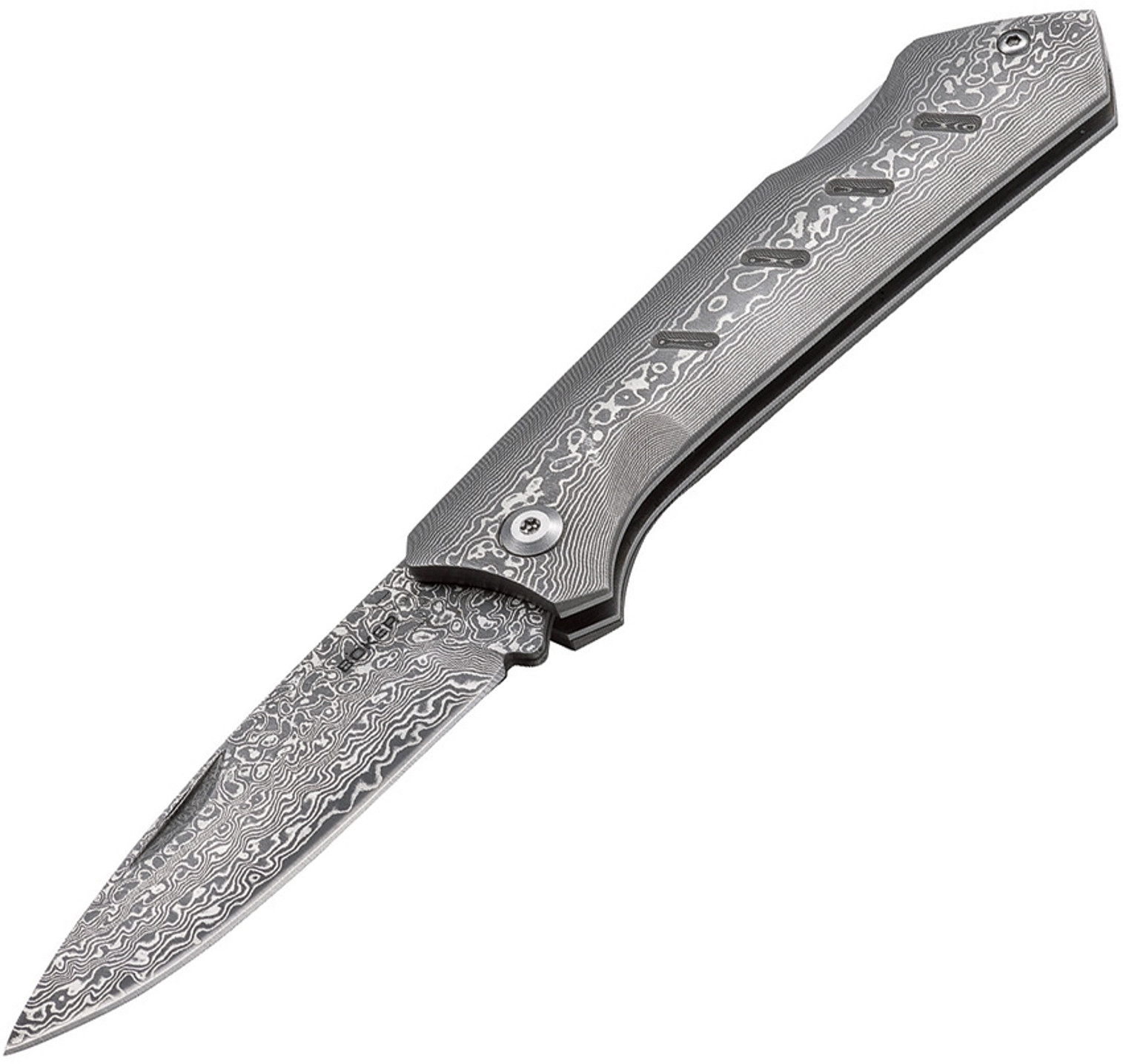 Dominator Lockback Damascus