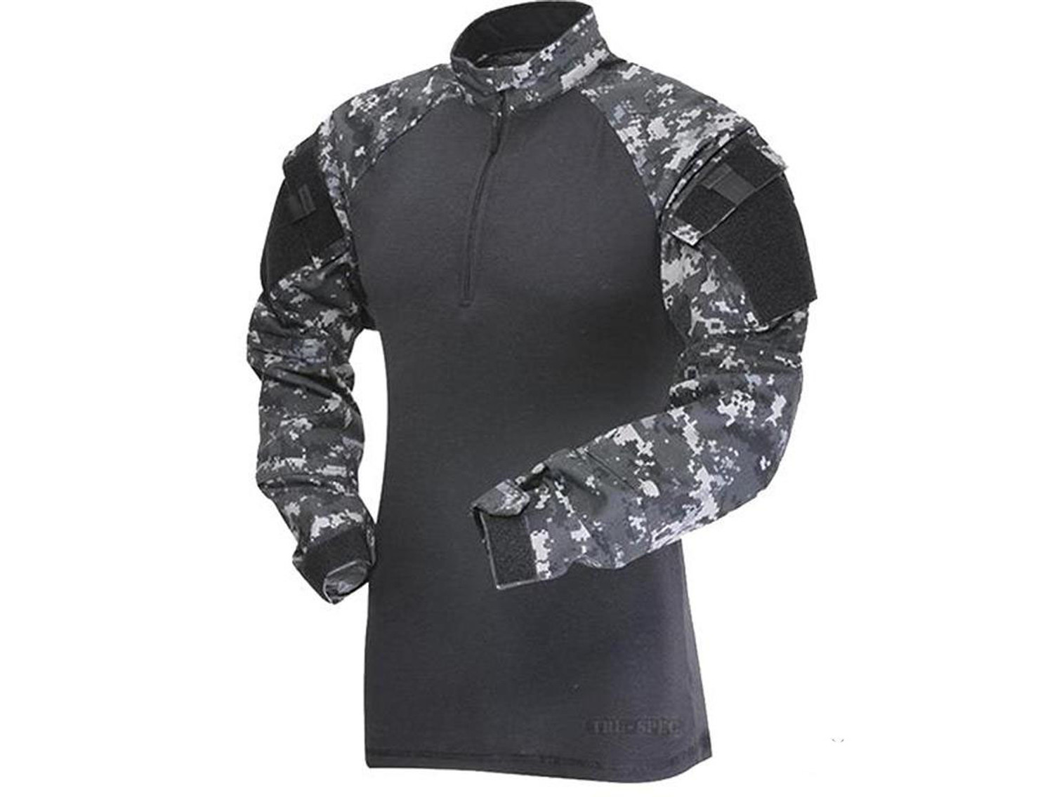 TruSpec Men's T.R.U. 1/4 Zip Combat Shirt (Color: Urban Digital / X-Large - Regular)