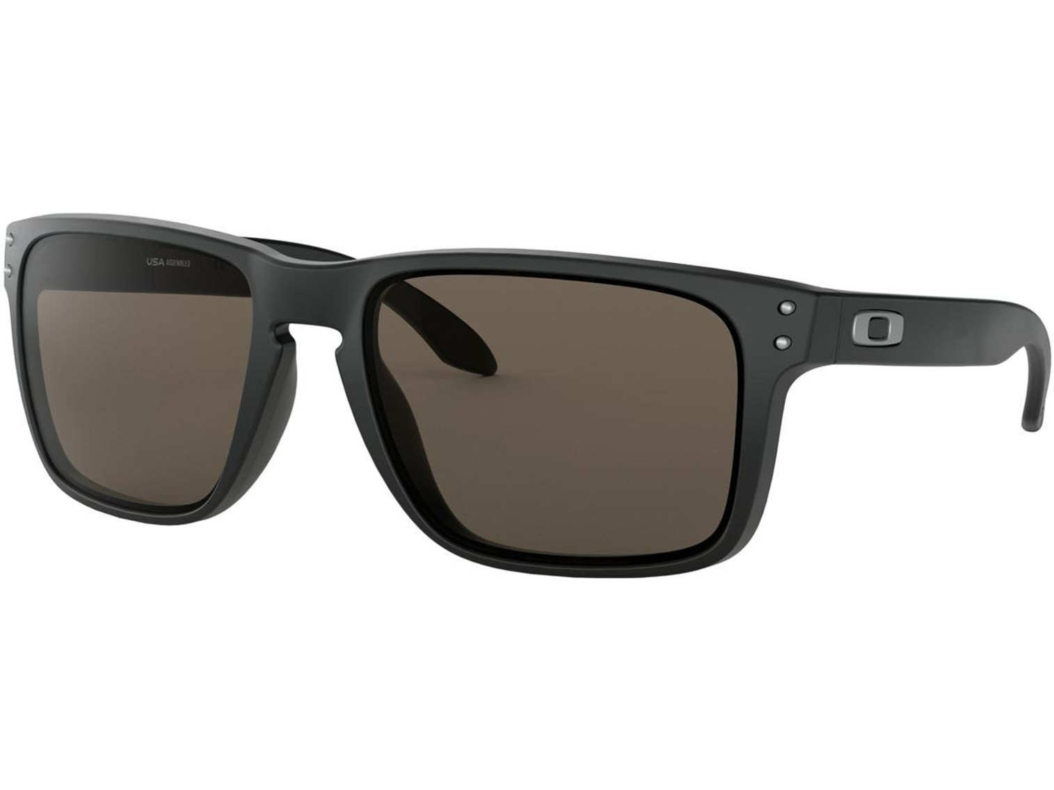 Oakley Holbrook XL Sunglasses (Color: Matte Black / Warm Grey Lenses)