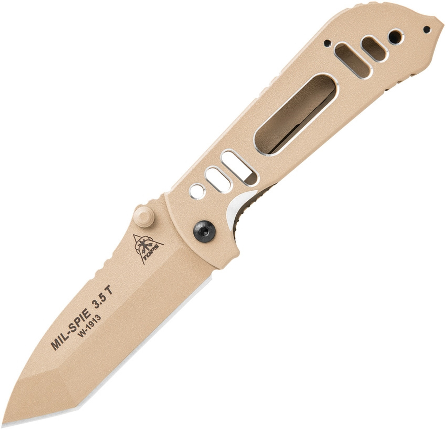 Mil SPIE Linerlock Tan