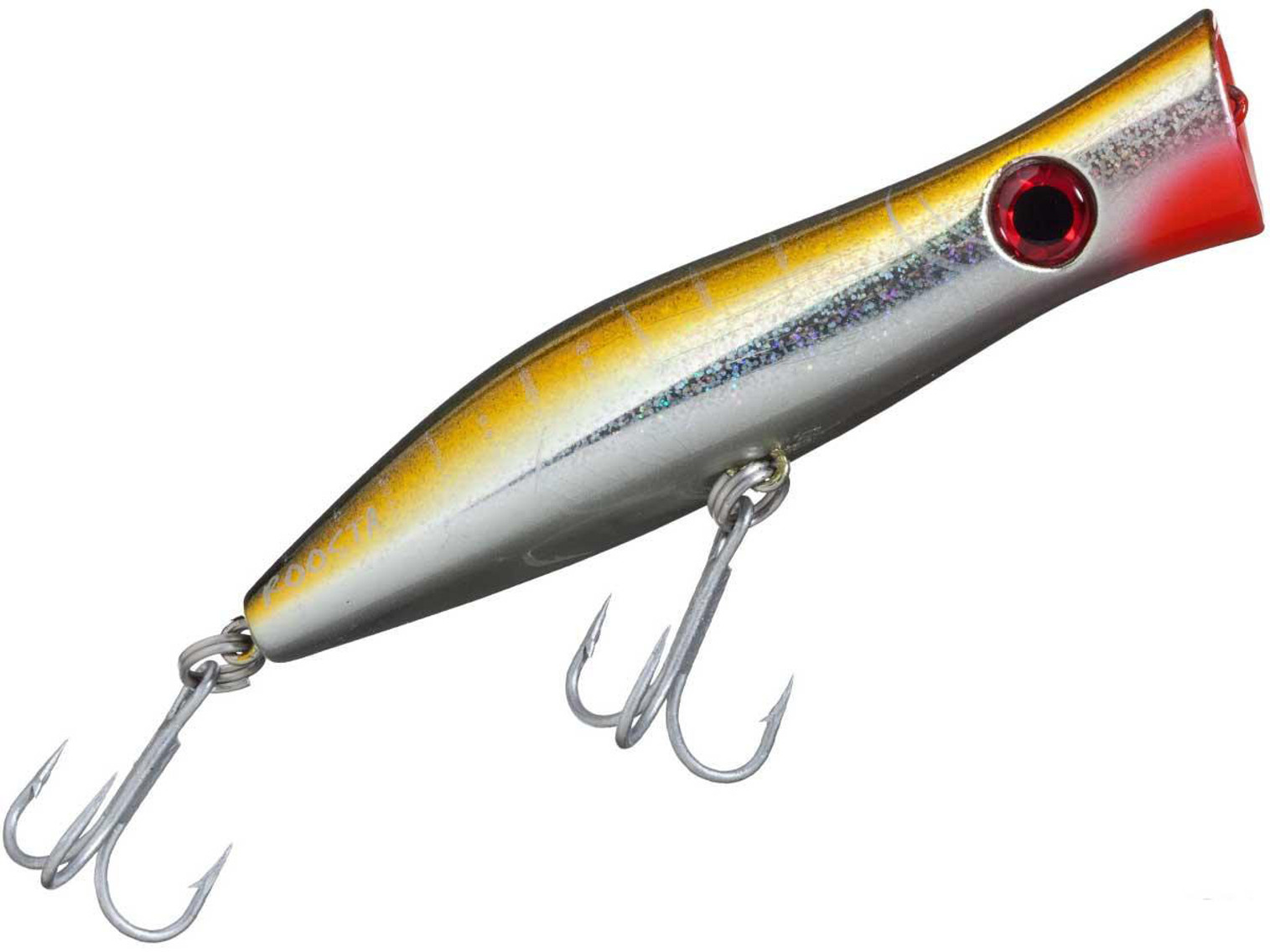 Halco Roosta Popper Hard Body Floating Lure (Size: 160 / Yellowfin)