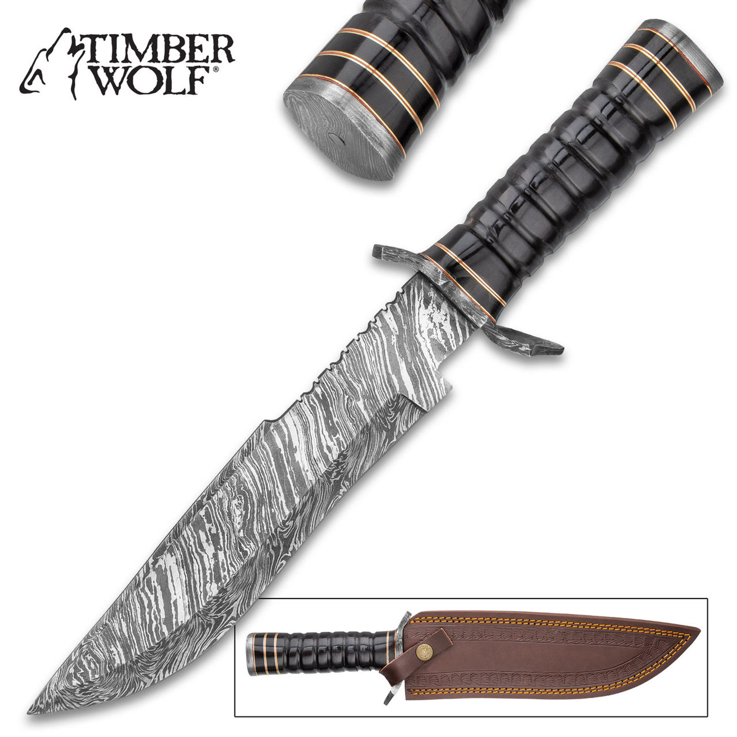 Timber Wolf Tomb Raiding Knife w/Sheath