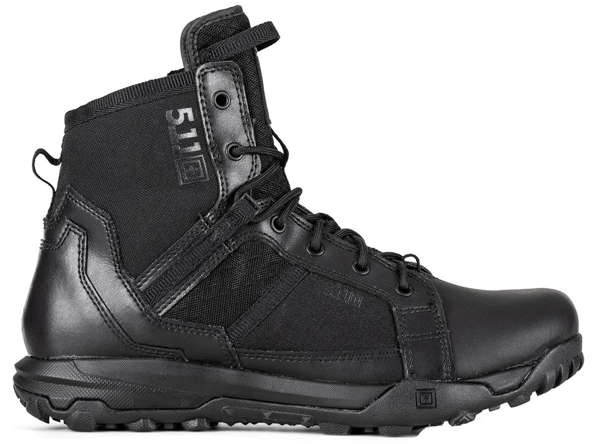 5.11 Tactical A/T 6" Side Zip Tactical Boot (Color: Black)