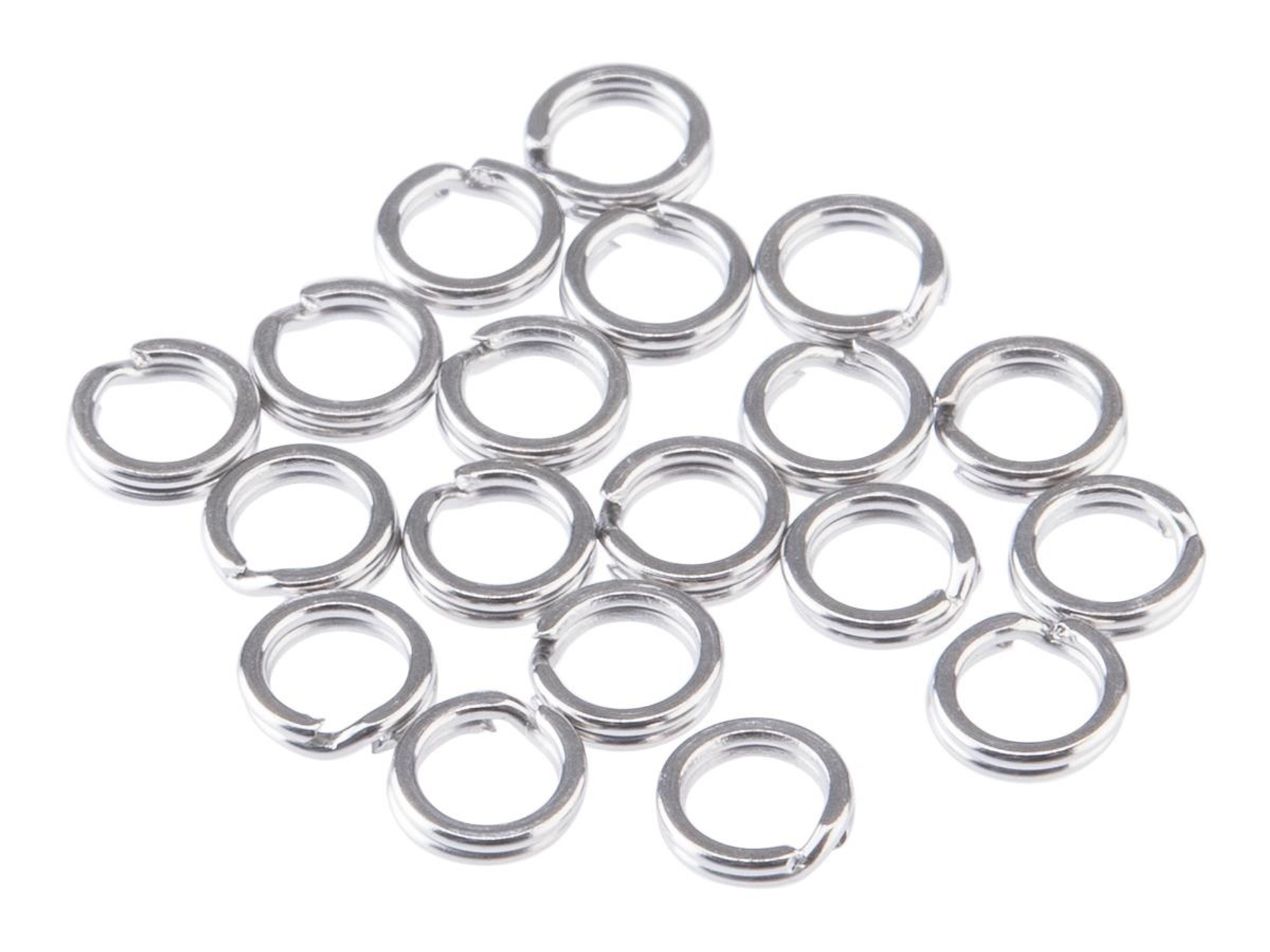 BATTLE ANGLER Steel Flat Split Ring Pack of 20 pcs