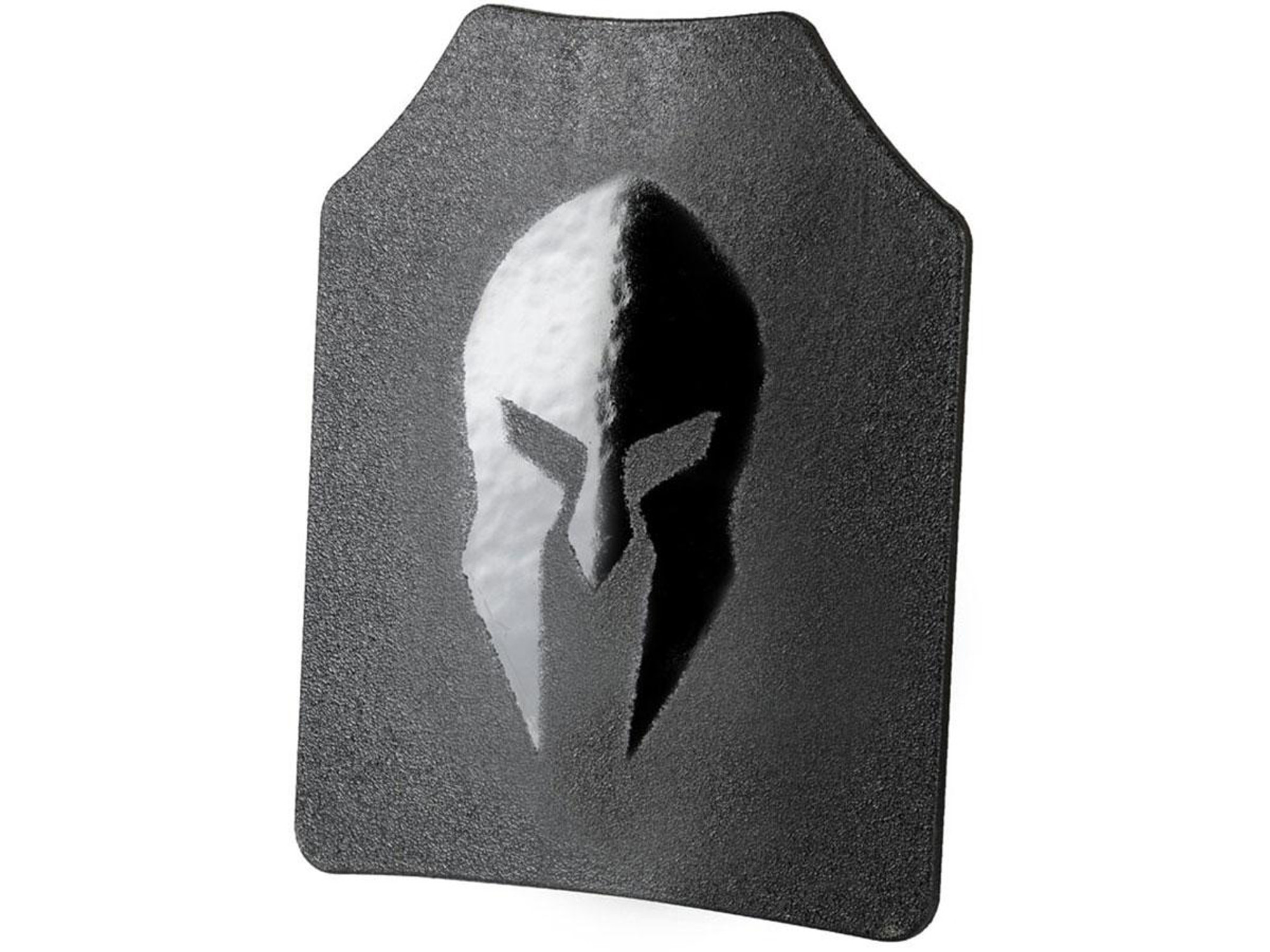 Spartan Armor Systems AR500 OMEGA Level III Steel Core Body Armor Plate -Set of 2 (Shooters Cut - Single Curve)
