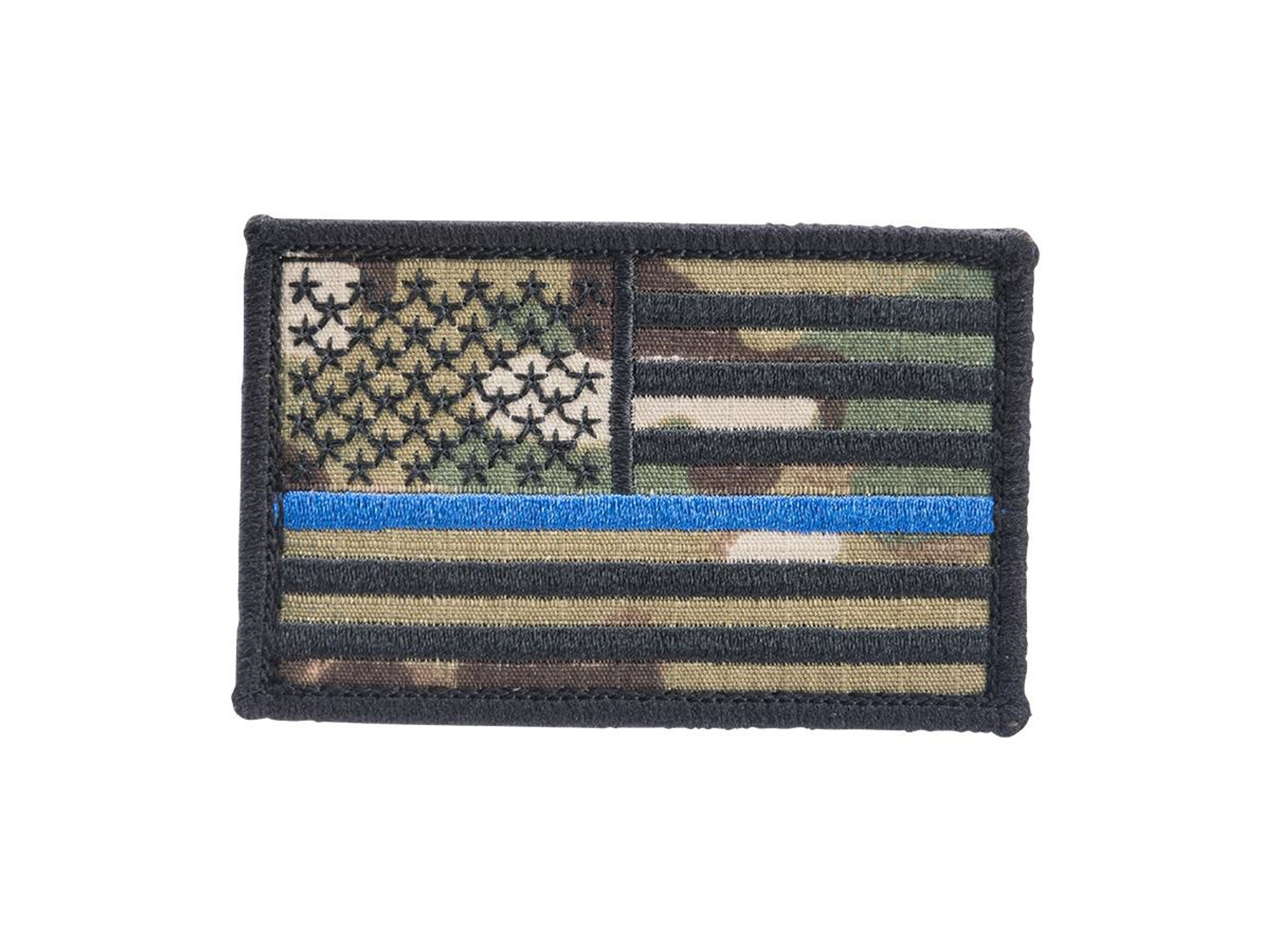 MATRIX Thin Blue Line Embroidered Flag Patch