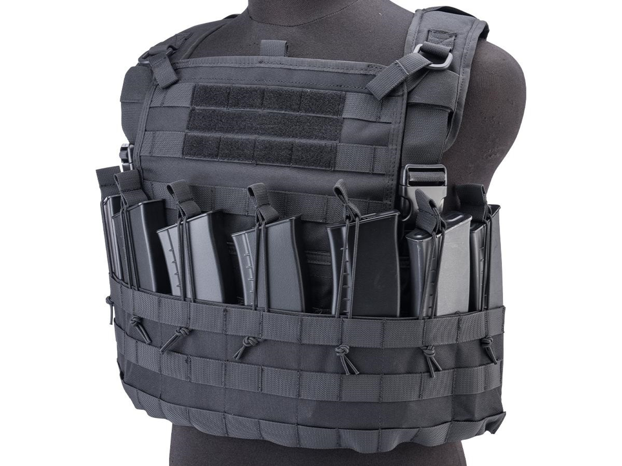 MATRIX Modular MOLLE Chest Rig / Plate Carrier w/ Integrated Mag Pouches