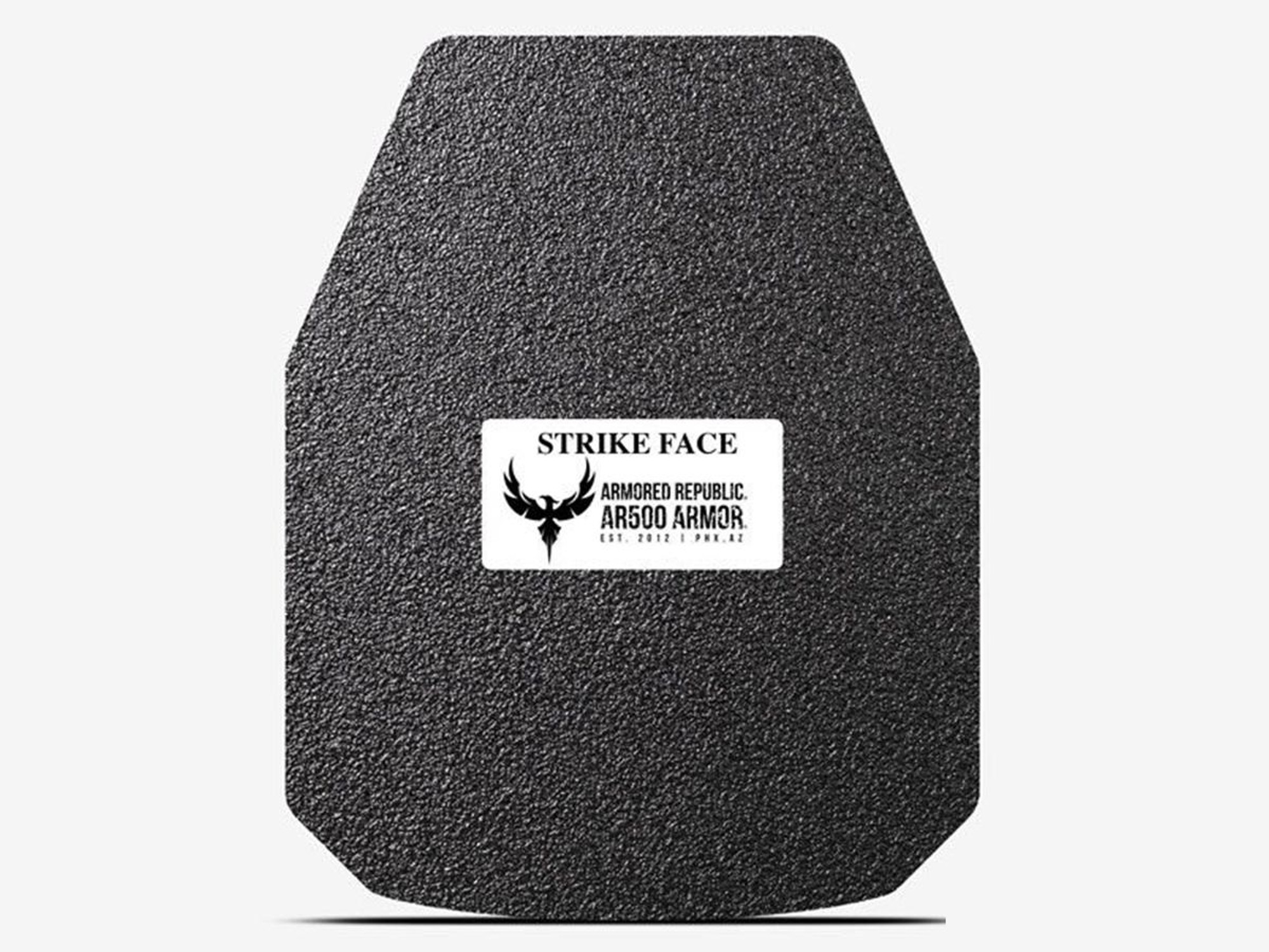 AR500 Armor Level III+ 10" x 12" Steel Alloy Plate Body Armor