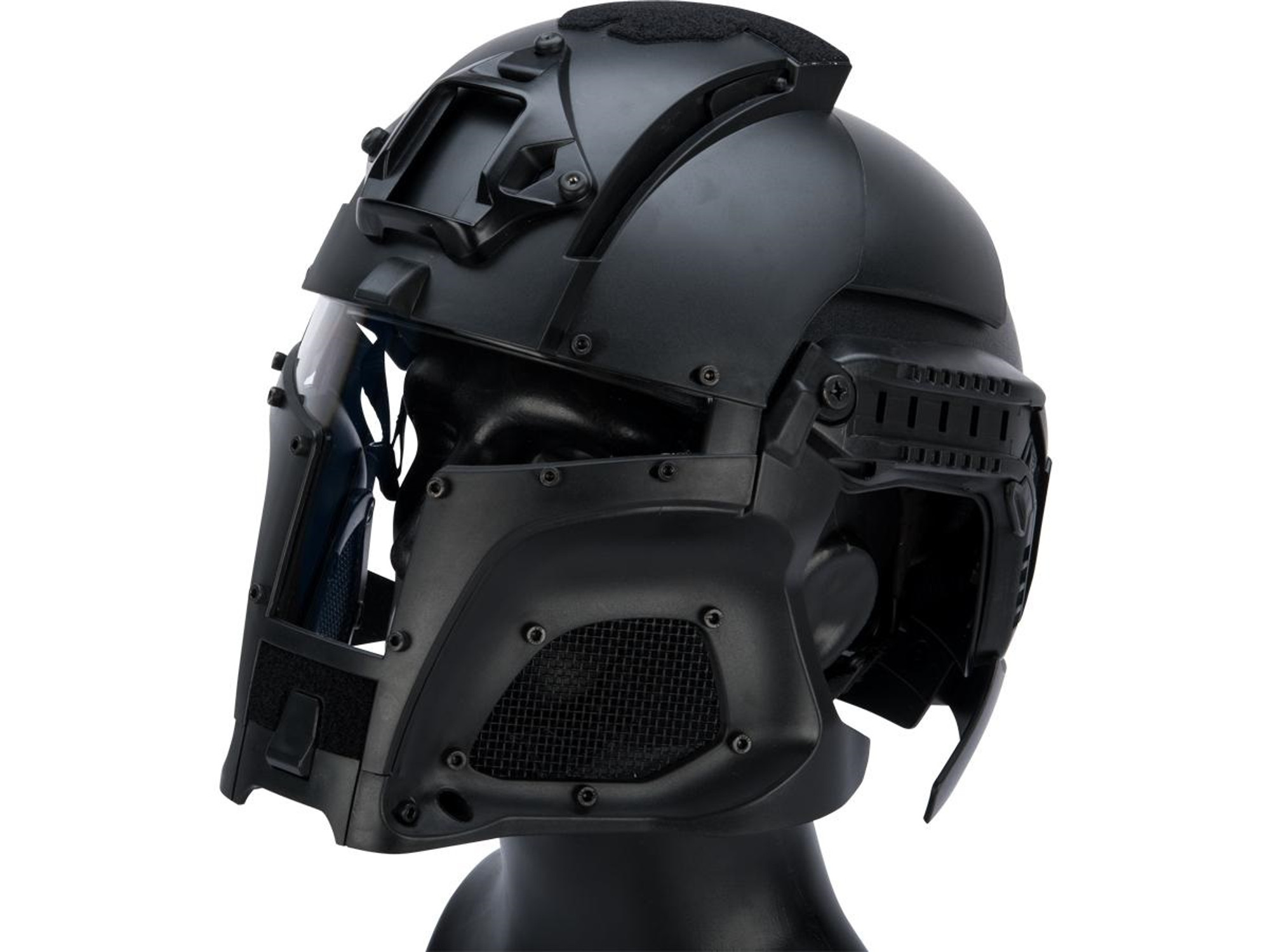 MATRIX Medieval Iron Warrior Full Head Coverage Helmet / Mask / Goggle Protective System