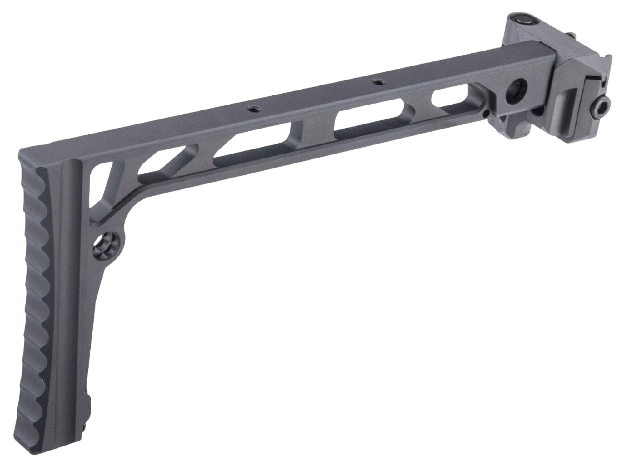 5KU Skeletonized Folding Stock for Picatinny Rail Mounts (Model: Flat Frame)
