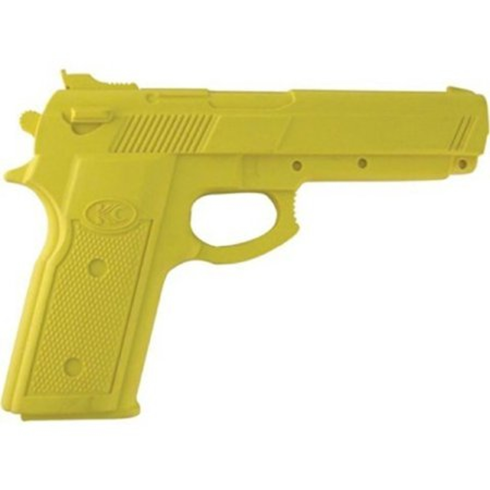 Master Cutlery Full Size Rubber Training Pistol - Yellow