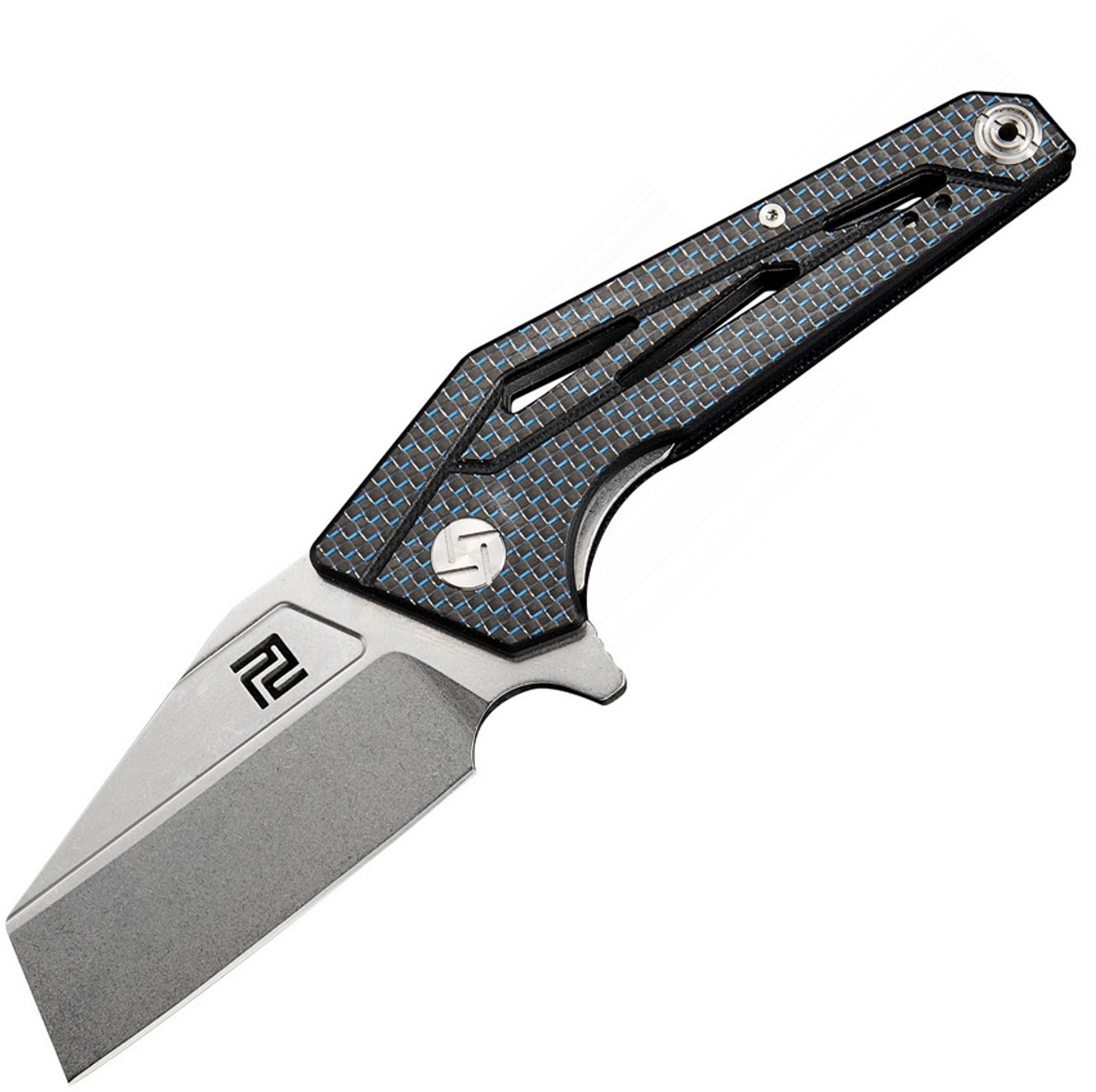 Ravine Linerlock D2 Blue CF