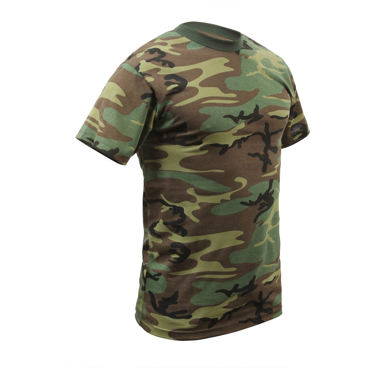 Hero Brand Camouflage T-Shirt -Woodland Camo